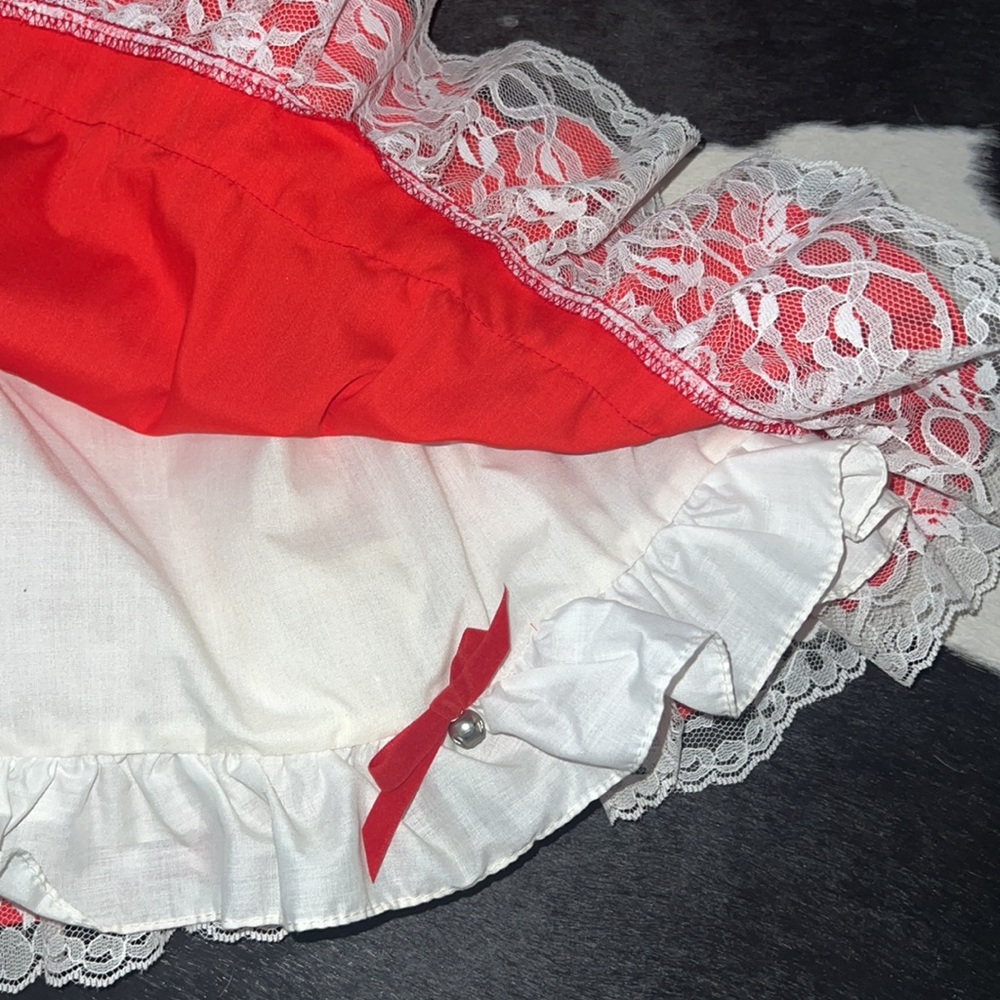 Vintage 1980’s Martha’s Miniatures Were Fussy Toddler Pageant Dress (size 7) - Picture 9 of 12